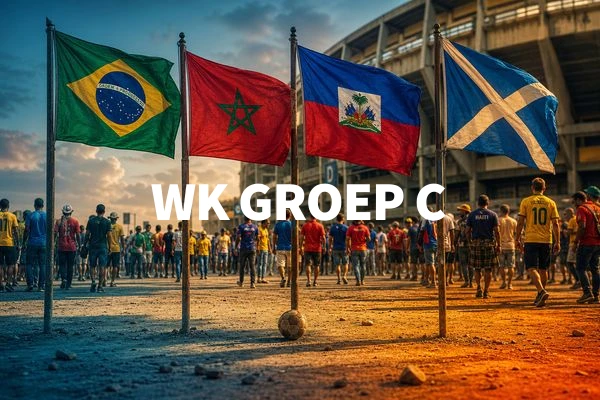 WK GROEP C Brazilië ⚽ Marokko 🐫 Haïti 🥁 Schotland 🎻