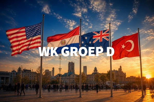 WK GROEP D Verenigde Staten 🦅 Paraguay 🧉 Australië 🦘 Turkije 🧿