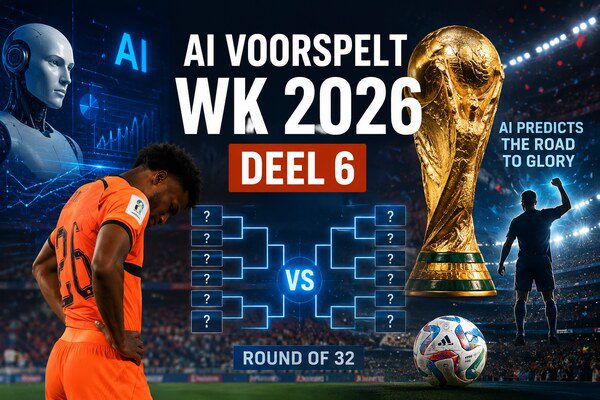 AI voorspelt WK 2026 part 6 | eerste knock-outverrassing kost ons de winst