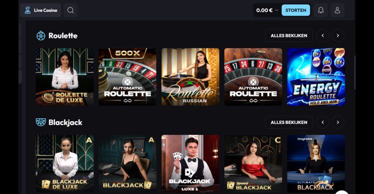 WinPlace Casino Review - live casino