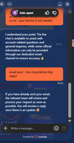 Galleon.bet Customer Supprt klantenservice