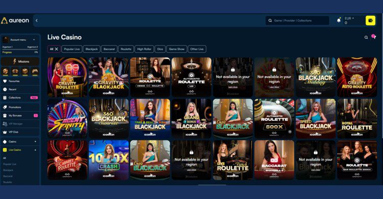 Aureonplay Casino Live