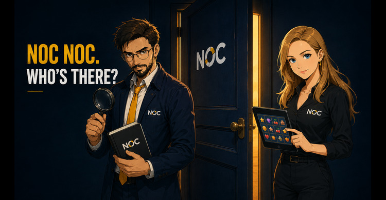 NOC onze auteurs onderzoeken - NOC NOC - who's there? 