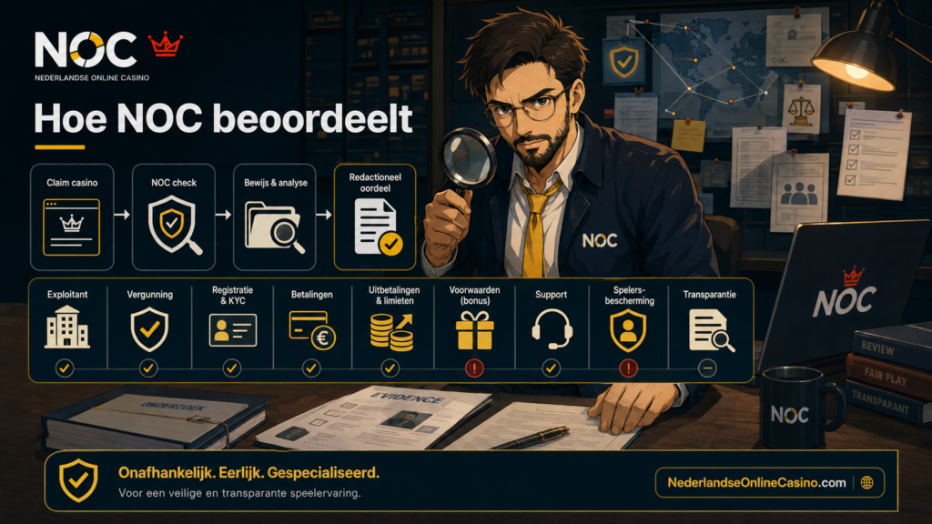 Hoe NOC buitenlandse goksites beoordeelt