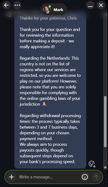 LuckyBoom customer support