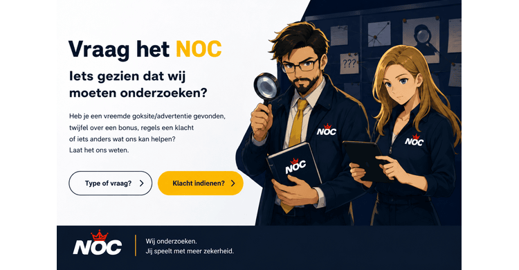 NOC onderzoekt buitenlandse online casino's zonder Cruks