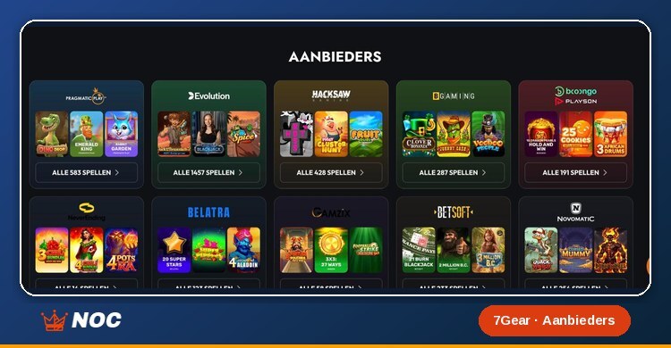 7Gear Casino spellen
